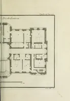 An illustration from L'art de bâtir des maisons de campagne : où l'on traite de leur distribution, de leur construction, & de leur decoration ... : avec l'explication de ses projets, et des desseins de menuiserie, de serrurerie, de parterres, & d'autres ornemens propres à la decoration intérieure & extérieure ... (1743)