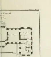 Picture 171 of 215 from L'art de bâtir des maisons de campagne : où l'on traite de leur distribution, de leur construction, & de leur decoration ... : avec l'explication de ses projets, et des desseins de menuiserie, de serrurerie, de parterres, & d'autres ornemens propres à la decoration intérieure & extérieure ... (1743), leaf 484