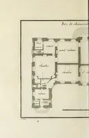 Picture 200 of 215 from L'art de bâtir des maisons de campagne : où l'on traite de leur distribution, de leur construction, & de leur decoration ... : avec l'explication de ses projets, et des desseins de menuiserie, de serrurerie, de parterres, & d'autres ornemens propres à la decoration intérieure & extérieure ... (1743), leaf 561