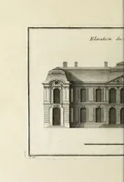 An illustration from L'art de bâtir des maisons de campagne : où l'on traite de leur distribution, de leur construction, & de leur decoration ... : avec l'explication de ses projets, et des desseins de menuiserie, de serrurerie, de parterres, & d'autres ornemens propres à la decoration intérieure & extérieure ... (1743)