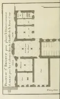 An illustration from L'art de bâtir des maisons de campagne : où l'on traite de leur distribution, de leur construction, & de leur decoration ... : avec l'explication de ses projets, et des desseins de menuiserie, de serrurerie, de parterres, & d'autres ornemens propres à la decoration intérieure & extérieure ... (1743)