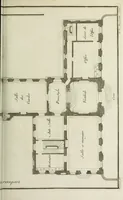 An illustration from L'art de bâtir des maisons de campagne : où l'on traite de leur distribution, de leur construction, & de leur decoration ... : avec l'explication de ses projets, et des desseins de menuiserie, de serrurerie, de parterres, & d'autres ornemens propres à la decoration intérieure & extérieure ... (1743)