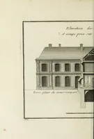 Picture 47 of 165 from L'art de bâtir des maisons de campagne : où l'on traite de leur distribution, de leur construction, & de leur decoration ... : avec l'explication de ses projets, et des desseins de menuiserie, de serrurerie, de parterres, & d'autres ornemens propres à la decoration intérieure & extérieure ... (1743), leaf 135