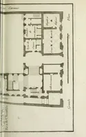 An illustration from L'art de bâtir des maisons de campagne : où l'on traite de leur distribution, de leur construction, & de leur decoration ... : avec l'explication de ses projets, et des desseins de menuiserie, de serrurerie, de parterres, & d'autres ornemens propres à la decoration intérieure & extérieure ... (1743)