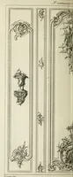 An illustration from L'art de bâtir des maisons de campagne : où l'on traite de leur distribution, de leur construction, & de leur decoration ... : avec l'explication de ses projets, et des desseins de menuiserie, de serrurerie, de parterres, & d'autres ornemens propres à la decoration intérieure & extérieure ... (1743)