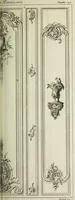 An illustration from L'art de bâtir des maisons de campagne : où l'on traite de leur distribution, de leur construction, & de leur decoration ... : avec l'explication de ses projets, et des desseins de menuiserie, de serrurerie, de parterres, & d'autres ornemens propres à la decoration intérieure & extérieure ... (1743)