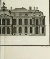 An illustration from L'art de bâtir des maisons de campagne : où l'on traite de leur distribution, de leur construction, & de leur decoration ... : avec l'explication de ses projets, et des desseins de menuiserie, de serrurerie, de parterres, & d'autres ornemens propres à la decoration intérieure & extérieure ... (1743)