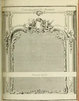 An illustration from L'art de bâtir des maisons de campagne : où l'on traite de leur distribution, de leur construction, & de leur decoration ... : avec l'explication de ses projets, et des desseins de menuiserie, de serrurerie, de parterres, & d'autres ornemens propres à la decoration intérieure & extérieure ... (1743)