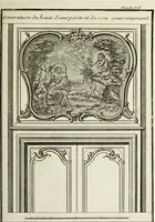 An illustration from L'art de bâtir des maisons de campagne : où l'on traite de leur distribution, de leur construction, & de leur decoration ... : avec l'explication de ses projets, et des desseins de menuiserie, de serrurerie, de parterres, & d'autres ornemens propres à la decoration intérieure & extérieure ... (1743)