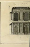 An illustration from L'art de bâtir des maisons de campagne : où l'on traite de leur distribution, de leur construction, & de leur decoration ... : avec l'explication de ses projets, et des desseins de menuiserie, de serrurerie, de parterres, & d'autres ornemens propres à la decoration intérieure & extérieure ... (1743)
