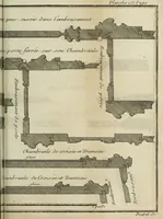 An illustration from L'art de bâtir des maisons de campagne : où l'on traite de leur distribution, de leur construction, & de leur decoration ... : avec l'explication de ses projets, et des desseins de menuiserie, de serrurerie, de parterres, & d'autres ornemens propres à la decoration intérieure & extérieure ... (1743)