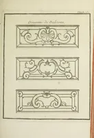 An illustration from L'art de bâtir des maisons de campagne : où l'on traite de leur distribution, de leur construction, & de leur decoration ... : avec l'explication de ses projets, et des desseins de menuiserie, de serrurerie, de parterres, & d'autres ornemens propres à la decoration intérieure & extérieure ... (1743)