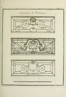 An illustration from L'art de bâtir des maisons de campagne : où l'on traite de leur distribution, de leur construction, & de leur decoration ... : avec l'explication de ses projets, et des desseins de menuiserie, de serrurerie, de parterres, & d'autres ornemens propres à la decoration intérieure & extérieure ... (1743)