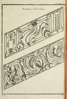 An illustration from L'art de bâtir des maisons de campagne : où l'on traite de leur distribution, de leur construction, & de leur decoration ... : avec l'explication de ses projets, et des desseins de menuiserie, de serrurerie, de parterres, & d'autres ornemens propres à la decoration intérieure & extérieure ... (1743)
