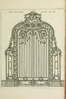 An illustration from L'art de bâtir des maisons de campagne : où l'on traite de leur distribution, de leur construction, & de leur decoration ... : avec l'explication de ses projets, et des desseins de menuiserie, de serrurerie, de parterres, & d'autres ornemens propres à la decoration intérieure & extérieure ... (1743)