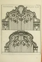 An illustration from L'art de bâtir des maisons de campagne : où l'on traite de leur distribution, de leur construction, & de leur decoration ... : avec l'explication de ses projets, et des desseins de menuiserie, de serrurerie, de parterres, & d'autres ornemens propres à la decoration intérieure & extérieure ... (1743)