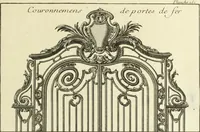 An illustration from L'art de bâtir des maisons de campagne : où l'on traite de leur distribution, de leur construction, & de leur decoration ... : avec l'explication de ses projets, et des desseins de menuiserie, de serrurerie, de parterres, & d'autres ornemens propres à la decoration intérieure & extérieure ... (1743)