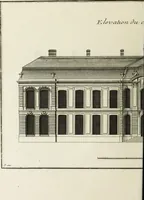 An illustration from L'art de bâtir des maisons de campagne : où l'on traite de leur distribution, de leur construction, & de leur decoration ... : avec l'explication de ses projets, et des desseins de menuiserie, de serrurerie, de parterres, & d'autres ornemens propres à la decoration intérieure & extérieure ... (1743)