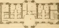 An illustration from L'art de bâtir des maisons de campagne : où L'on traite de leur distribution, de leur construction, & de leur decoration ... Avec l'explication de ces projets, et des desseins de menuiserie, de serrurerie, de parterres, & d'autres ornemens propres à la decoration intérieure & extérieure ... (1761)