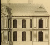 An illustration from L'art de bâtir des maisons de campagne : où L'on traite de leur distribution, de leur construction, & de leur decoration ... Avec l'explication de ces projets, et des desseins de menuiserie, de serrurerie, de parterres, & d'autres ornemens propres à la decoration intérieure & extérieure ... (1761)