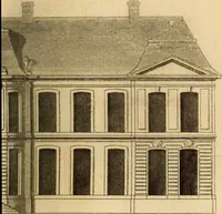 An illustration from L'art de bâtir des maisons de campagne : où L'on traite de leur distribution, de leur construction, & de leur decoration ... Avec l'explication de ces projets, et des desseins de menuiserie, de serrurerie, de parterres, & d'autres ornemens propres à la decoration intérieure & extérieure ... (1761)