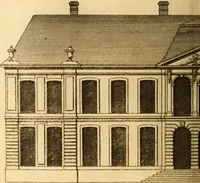 An illustration from L'art de bâtir des maisons de campagne : où L'on traite de leur distribution, de leur construction, & de leur decoration ... Avec l'explication de ces projets, et des desseins de menuiserie, de serrurerie, de parterres, & d'autres ornemens propres à la decoration intérieure & extérieure ... (1761)