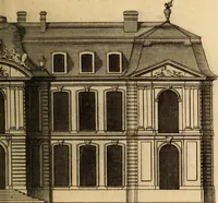 An illustration from L'art de bâtir des maisons de campagne : où L'on traite de leur distribution, de leur construction, & de leur decoration ... Avec l'explication de ces projets, et des desseins de menuiserie, de serrurerie, de parterres, & d'autres ornemens propres à la decoration intérieure & extérieure ... (1761)