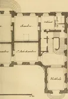 An illustration from L'art de bâtir des maisons de campagne : où L'on traite de leur distribution, de leur construction, & de leur decoration ... Avec l'explication de ces projets, et des desseins de menuiserie, de serrurerie, de parterres, & d'autres ornemens propres à la decoration intérieure & extérieure ... (1761)