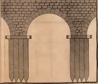 Picture 40 of 179 from L'art de bâtir des maisons de campagne : où L'on traite de leur distribution, de leur construction, & de leur decoration ... Avec l'explication de ces projets, et des desseins de menuiserie, de serrurerie, de parterres, & d'autres ornemens propres à la decoration intérieure & extérieure ... (1761), leaf 130