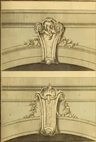 An illustration from L'art de bâtir des maisons de campagne : où L'on traite de leur distribution, de leur construction, & de leur decoration ... Avec l'explication de ces projets, et des desseins de menuiserie, de serrurerie, de parterres, & d'autres ornemens propres à la decoration intérieure & extérieure ... (1761)