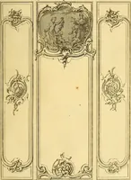 An illustration from L'art de bâtir des maisons de campagne : où L'on traite de leur distribution, de leur construction, & de leur decoration ... Avec l'explication de ces projets, et des desseins de menuiserie, de serrurerie, de parterres, & d'autres ornemens propres à la decoration intérieure & extérieure ... (1761)