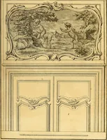 An illustration from L'art de bâtir des maisons de campagne : où L'on traite de leur distribution, de leur construction, & de leur decoration ... Avec l'explication de ces projets, et des desseins de menuiserie, de serrurerie, de parterres, & d'autres ornemens propres à la decoration intérieure & extérieure ... (1761)
