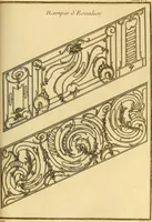 Picture 144 of 179 from L'art de bâtir des maisons de campagne : où L'on traite de leur distribution, de leur construction, & de leur decoration ... Avec l'explication de ces projets, et des desseins de menuiserie, de serrurerie, de parterres, & d'autres ornemens propres à la decoration intérieure & extérieure ... (1761), leaf 406