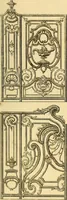 An illustration from L'art de bâtir des maisons de campagne : où L'on traite de leur distribution, de leur construction, & de leur decoration ... Avec l'explication de ces projets, et des desseins de menuiserie, de serrurerie, de parterres, & d'autres ornemens propres à la decoration intérieure & extérieure ... (1761)