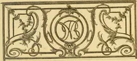 An illustration from L'art de bâtir des maisons de campagne : où L'on traite de leur distribution, de leur construction, & de leur decoration ... Avec l'explication de ces projets, et des desseins de menuiserie, de serrurerie, de parterres, & d'autres ornemens propres à la decoration intérieure & extérieure ... (1761)