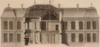 Picture 22 of 179 from L'art de bâtir des maisons de campagne : où L'on traite de leur distribution, de leur construction, & de leur decoration ... Avec l'explication de ces projets, et des desseins de menuiserie, de serrurerie, de parterres, & d'autres ornemens propres à la decoration intérieure & extérieure ... (1761), leaf 66