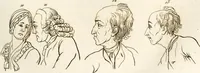 An illustration from L'art de connaitre les hommes par la physionomie (1806)