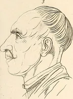 An illustration from L'art de connaitre les hommes par la physionomie (1806)