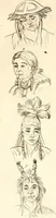 An illustration from L'art de connaitre les hommes par la physionomie (1806)