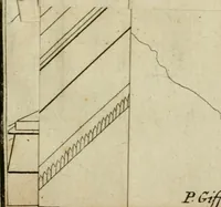 An illustration from L'art de dessiner proprement les plans, porfils, elevations geometrales, et perspectives, soit d'architecture militaire ou civile : avec tous les secrets les plus rares pour faire les couleurs avec lesquelles les ingenieurs representent les divers materiaux d'une place : et la maniere de s'en servir dans les vûës des sieges, campements, & autres morceaux de païsage (1697)
