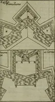 An illustration from L'art de fortifier, de defendre, et d'attaquer les places : suivant les methodes françoises, hollandoises, italiennes & espagnoles, le tout enrichy de figures en taille douce (1677)