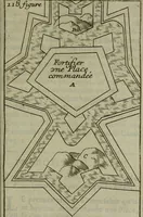 An illustration from L'art de fortifier, de defendre, et d'attaquer les places : suivant les methodes françoises, hollandoises, italiennes & espagnoles, le tout enrichy de figures en taille douce (1677)