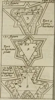 Picture 83 of 102 from L'art de fortifier, de defendre, et d'attaquer les places : suivant les methodes françoises, hollandoises, italiennes & espagnoles, le tout enrichy de figures en taille douce (1677), leaf 485