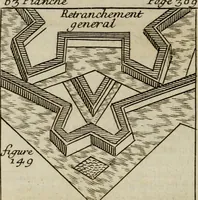 Picture 94 of 102 from L'art de fortifier, de defendre, et d'attaquer les places : suivant les methodes françoises, hollandoises, italiennes & espagnoles, le tout enrichy de figures en taille douce (1677), leaf 547