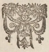 An illustration from L'art d'embellir tiré du sens de ce sacré paradoxe : la sagesse de la personne, embellit sa face : estendu en toutte sorre de beauté, & és moyens de faire que le corps retire en effect son embellissement des belles qualitez de l'ame (1608)