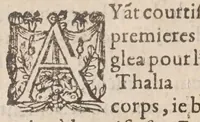 An illustration from L'art d'embellir tiré du sens de ce sacré paradoxe : la sagesse de la personne, embellit sa face : estendu en toutte sorre de beauté, & és moyens de faire que le corps retire en effect son embellissement des belles qualitez de l'ame (1608)