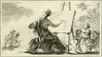 An illustration from L'art de peindre : poëme : avec des réflexions sur les différentes parties de la peinture (1760)