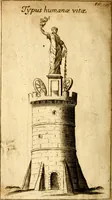 An illustration from L'art des emblemes; (1662)