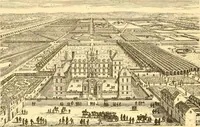 An illustration from L'art des jardins. Parcs--jardins--promenades--étude historique--principles de la composition des jardins--plantations--décoration pittoresque et artistique des parcs et jardins publics; traité pratique et didactique (1886)