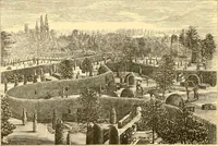 An illustration from L'art des jardins. Parcs--jardins--promenades--étude historique--principles de la composition des jardins--plantations--décoration pittoresque et artistique des parcs et jardins publics; traité pratique et didactique (1886)